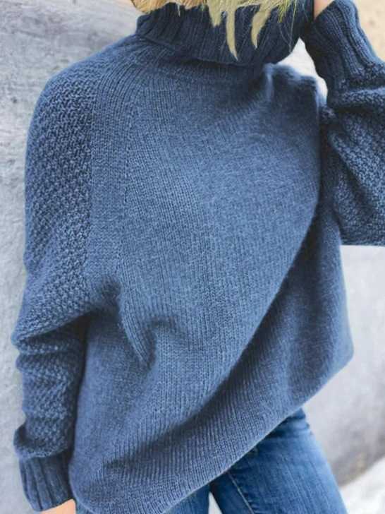 Inessa - Maglione casual spesso e caldo