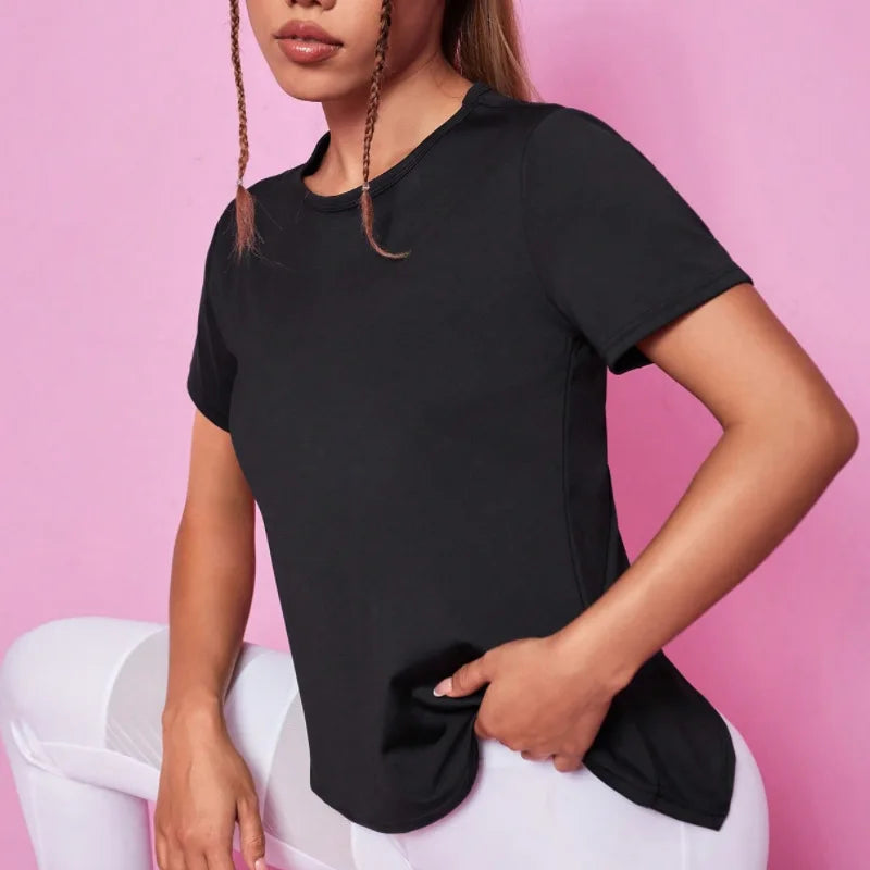Alice - Top fitness a maniche corte