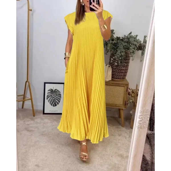 Linda - Abito plissettato semplice da donna