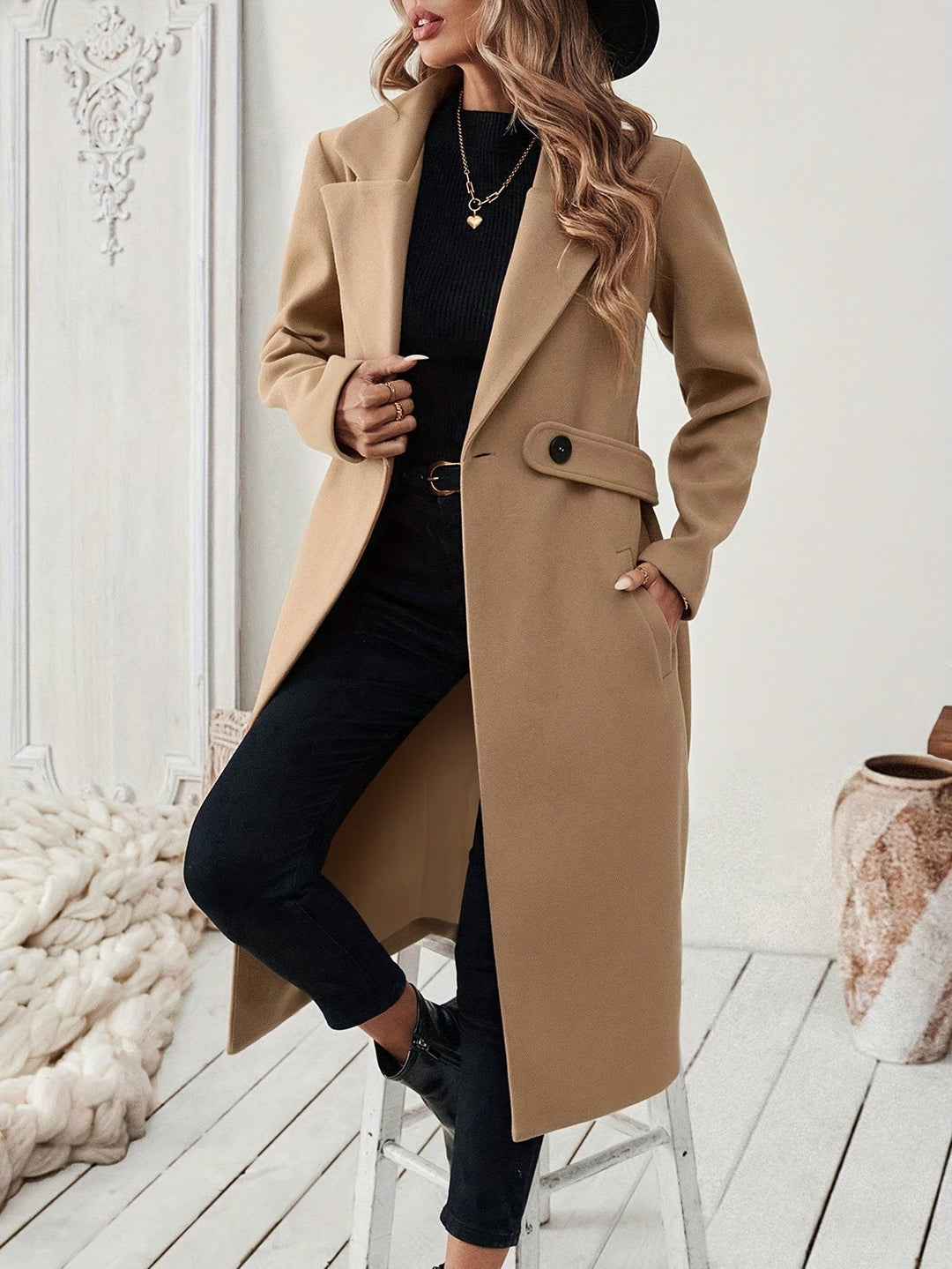 Kimber - Elegante trench lungo e caldo