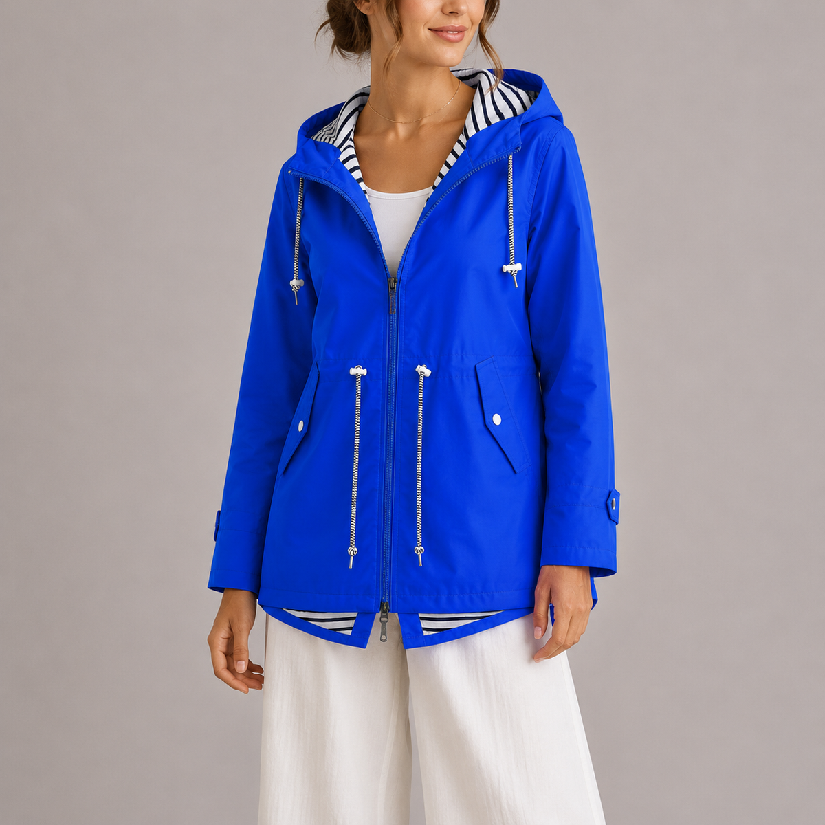 Giacca Leggera Impermeabile Casual da Donna