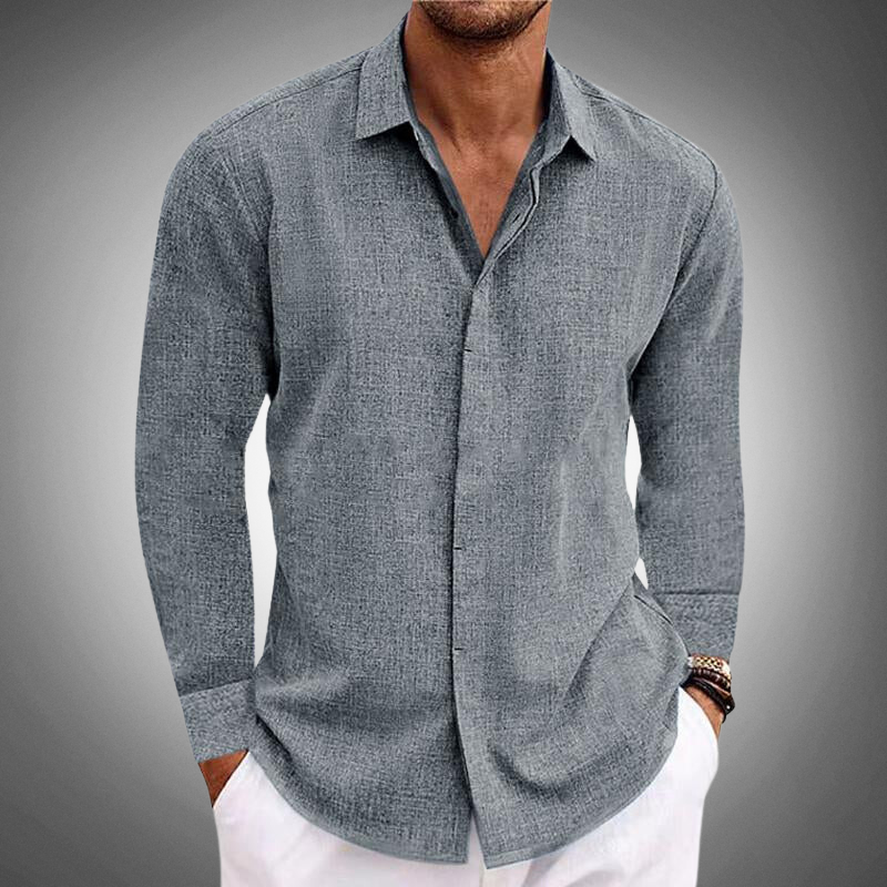 Gabe - Camicia classica a maniche lunghe con bottoni