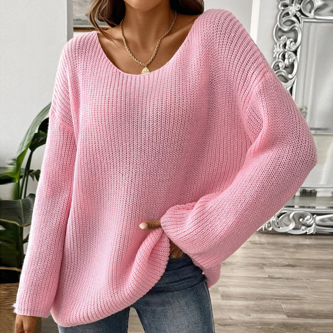 Faune - Maglione caldo ampio a coste in maglia