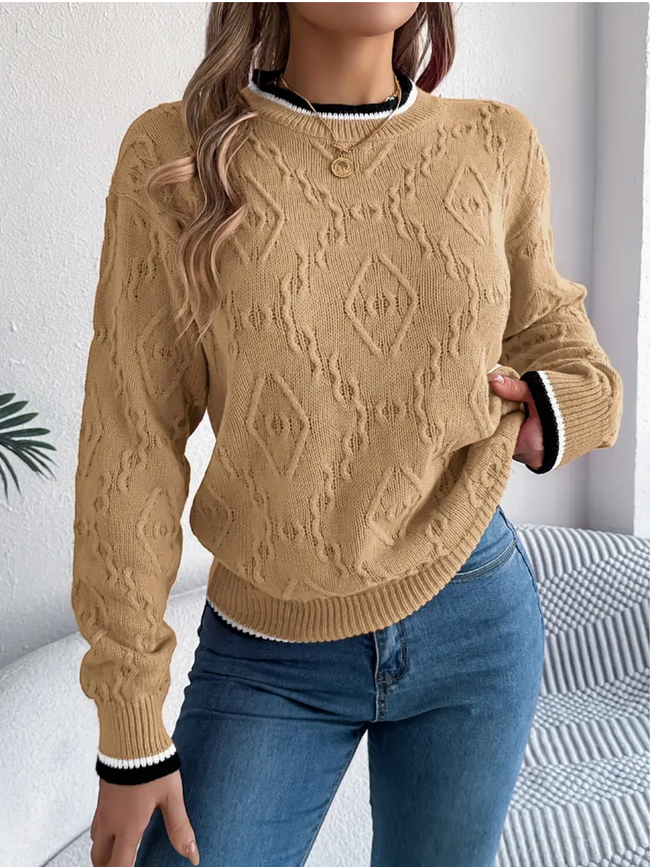 Aubree - Elegante Maglione Girocollo