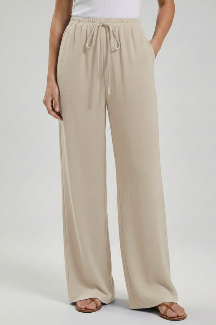Pantaloni Palazzo con Coulisse da Donna