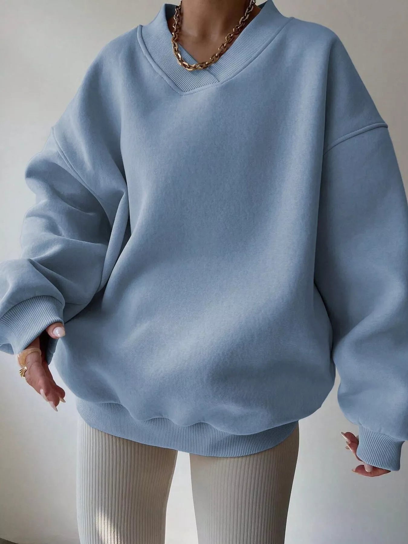 Pauleen - Maglione oversize a maniche lunghe