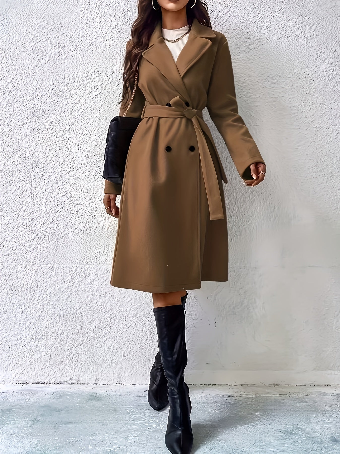 Francia - Trench elegante con cintura