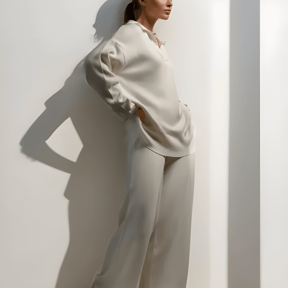 Liberty - Completo elegante con maglione e pantaloni caldi