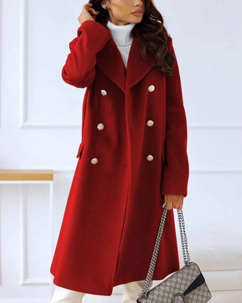 Pinky - Elegante cappotto lungo caldo