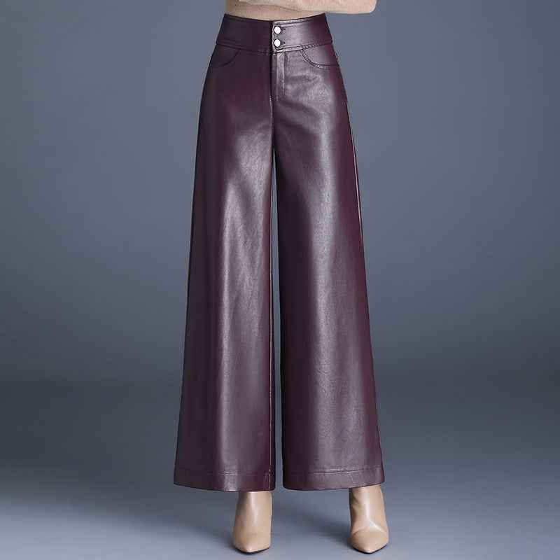 Pantaloni Effetto Pelle da Donna