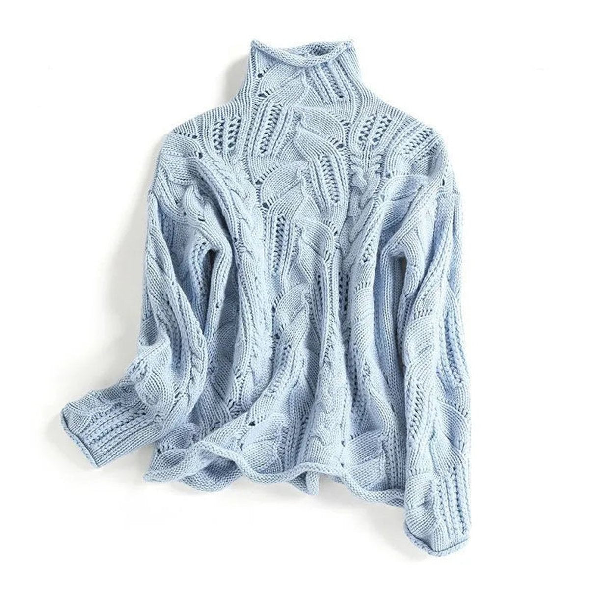 Maglione da Donna in Maglia a Treccia