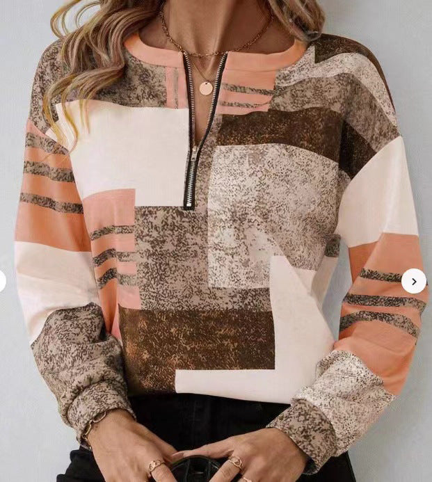 Maglione Morbido da Donna con Mezza Zip
