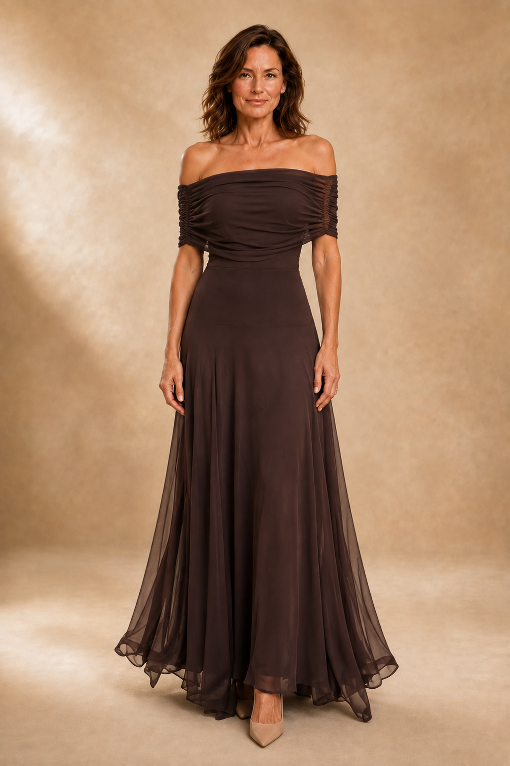 Abito Maxi Floreale Vintage da Donna