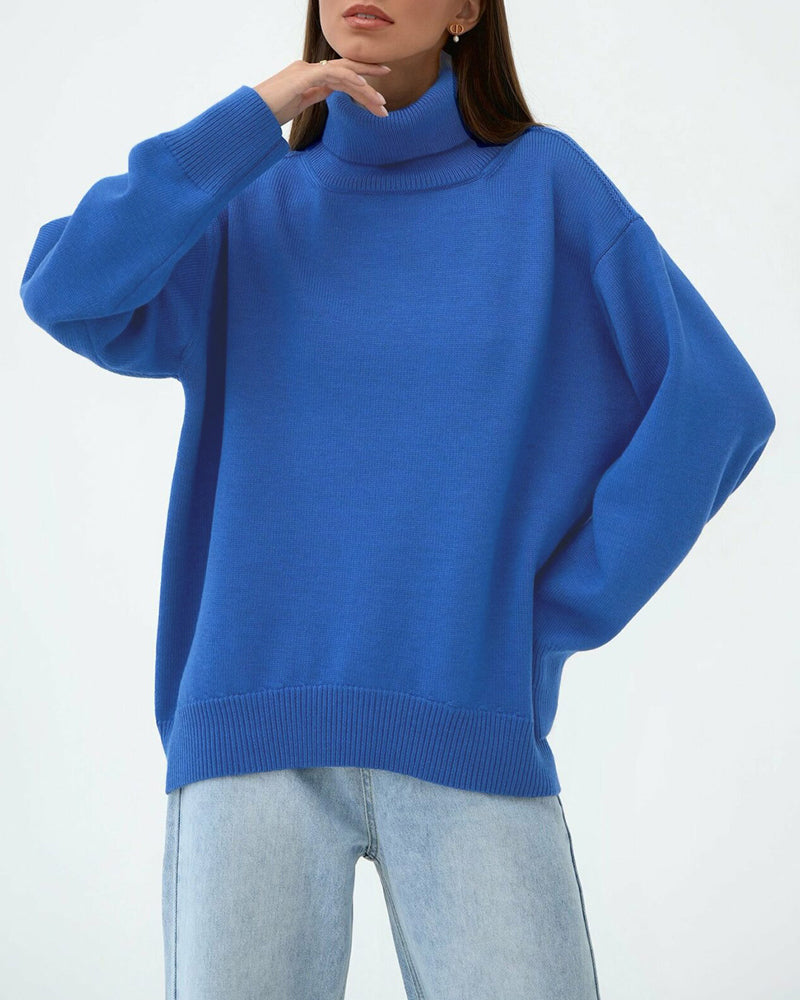 Zakiya - Maglione chic oversize a collo alto
