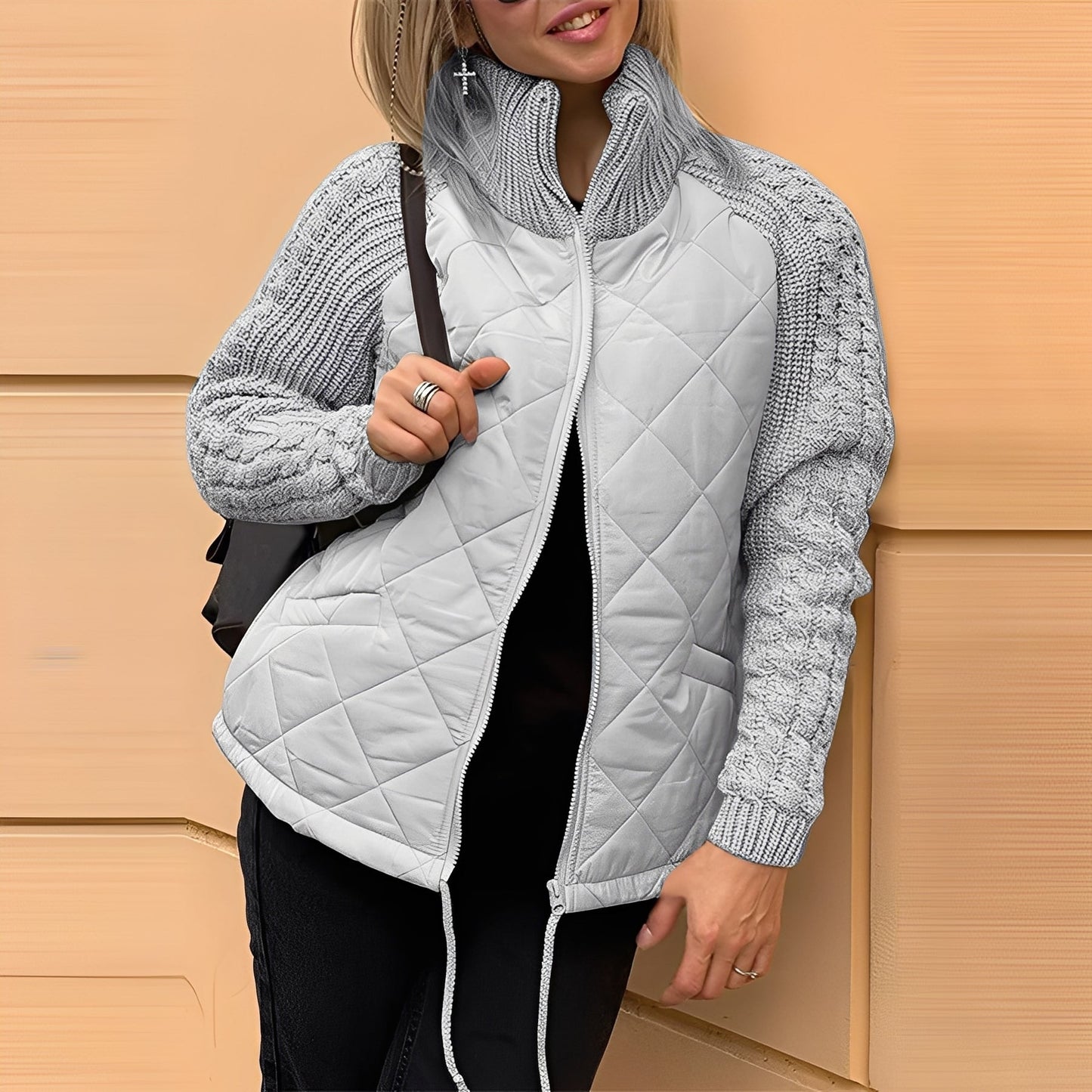 Yuna - Giacca Imbottita Calda e Stilosa con Tasche