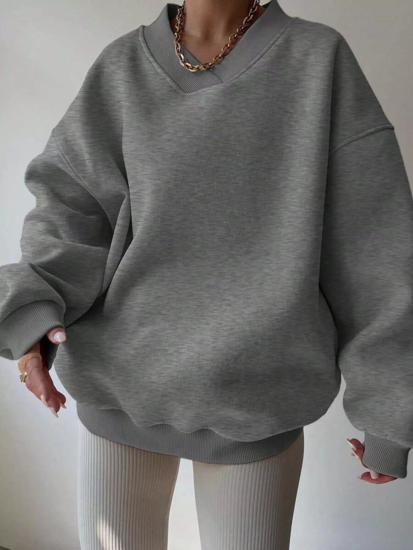 Pauleen - Maglione oversize a maniche lunghe