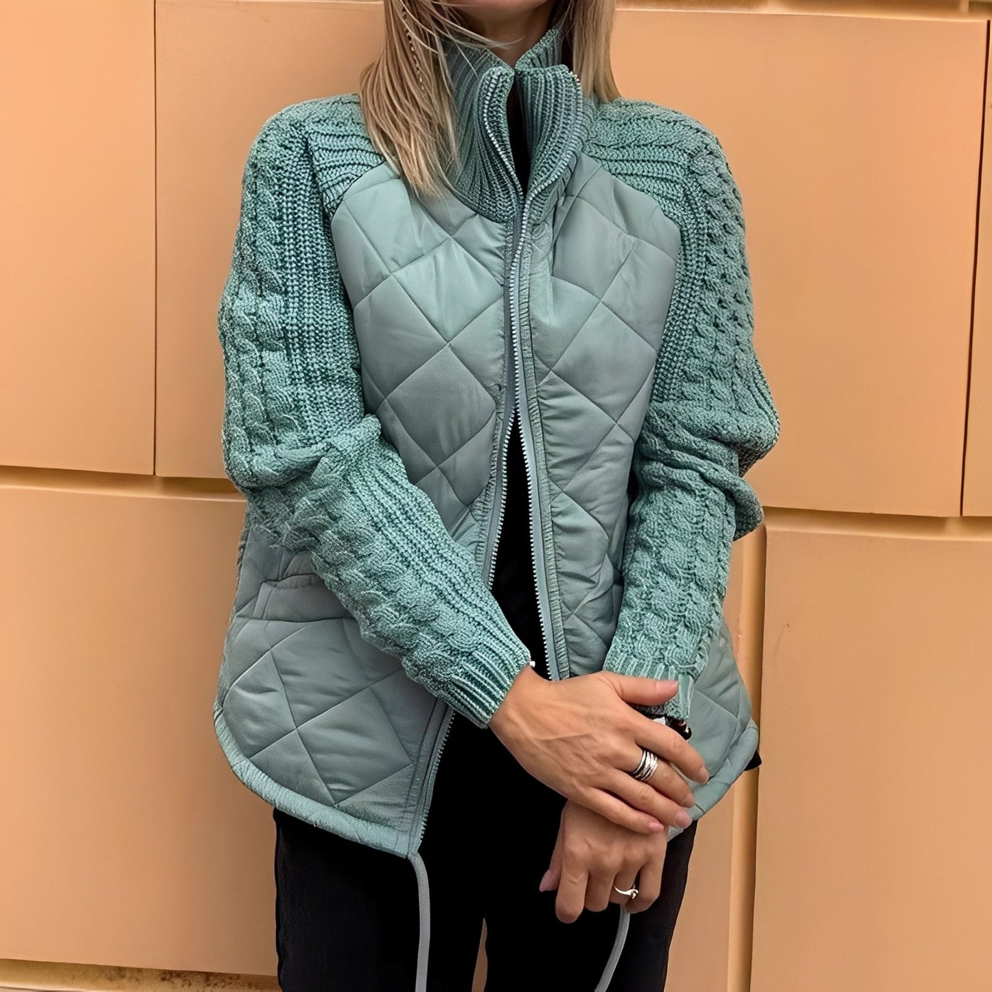 Yuna - Giacca Imbottita Calda e Stilosa con Tasche