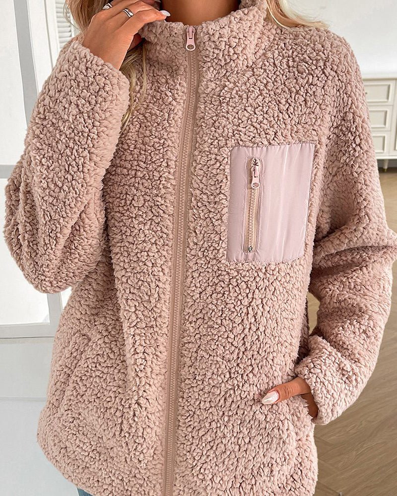 Tierra - Giacca calda in sherpa fleece
