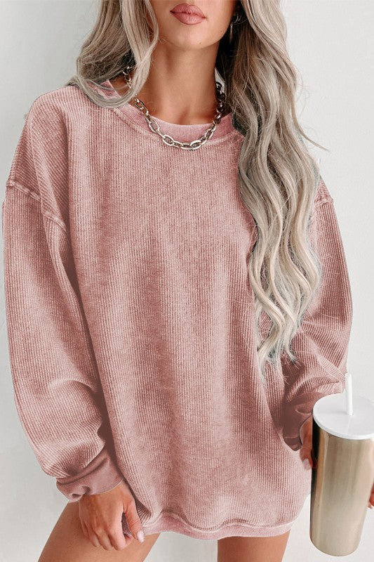 Naida - Maglione casual a coste