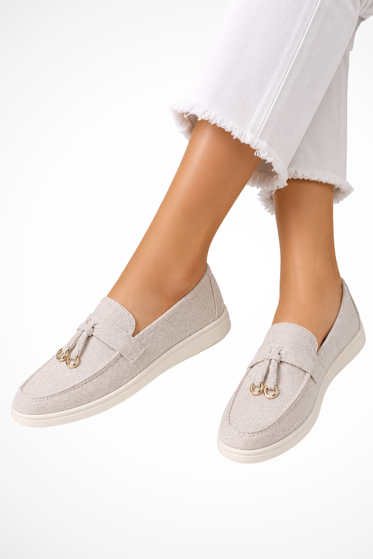 Mocassini ortopedici da donna in suede