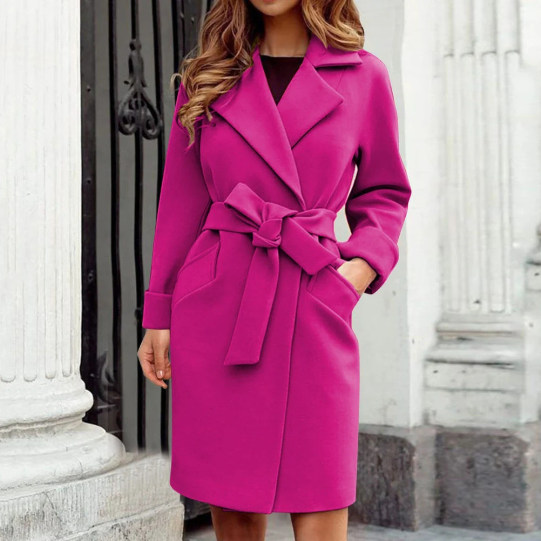 Nylah - Elegante trench lungo versatile