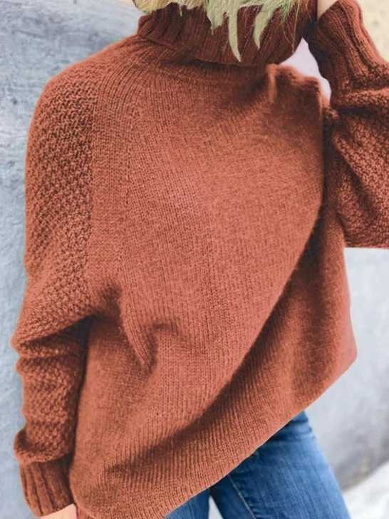 Inessa - Maglione casual spesso e caldo