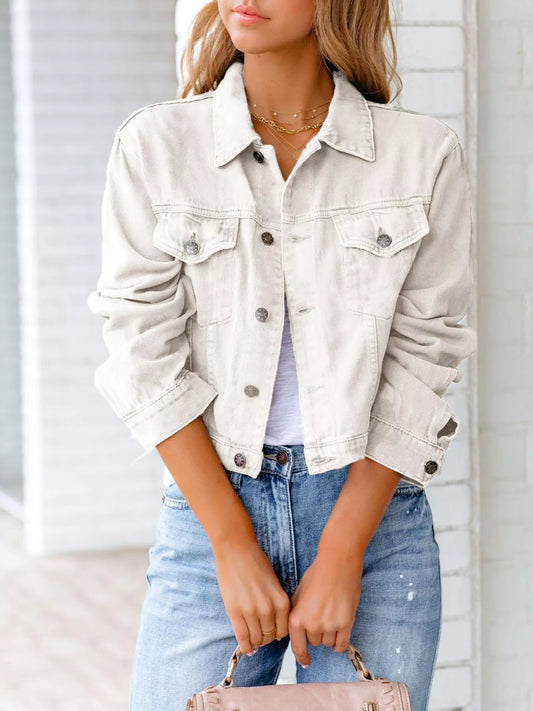 Jannie - Elegante giacca di jeans corta