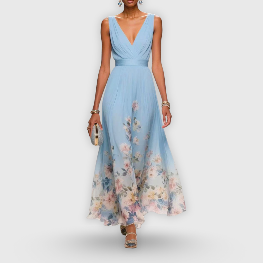 Abito Maxi Floreale Romantico da Donna