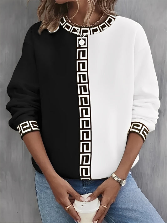 Taya - Maglione classico con girocollo, stiloso e versatile