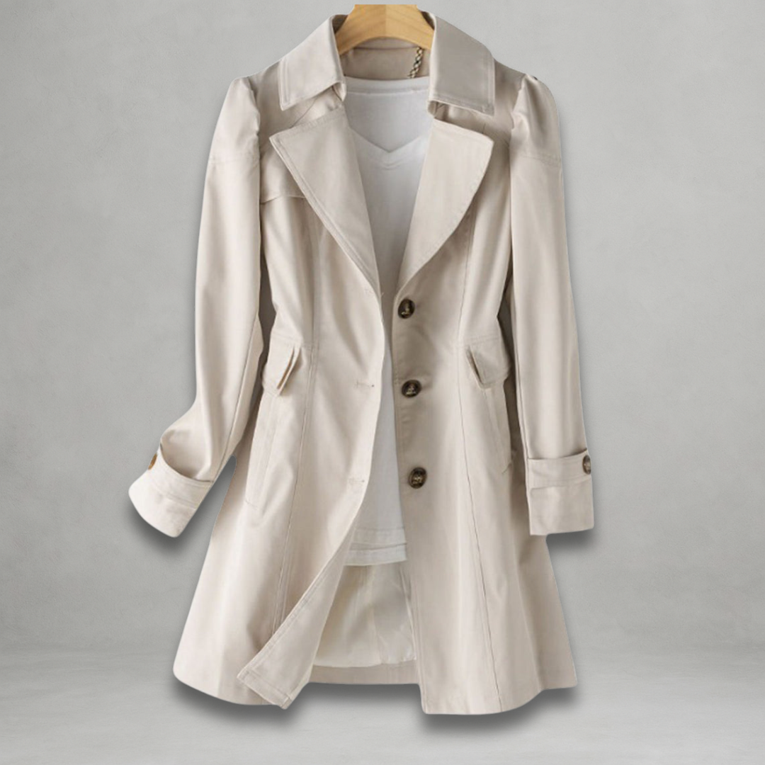 Gwyneth - Elegante trench casual e caldo