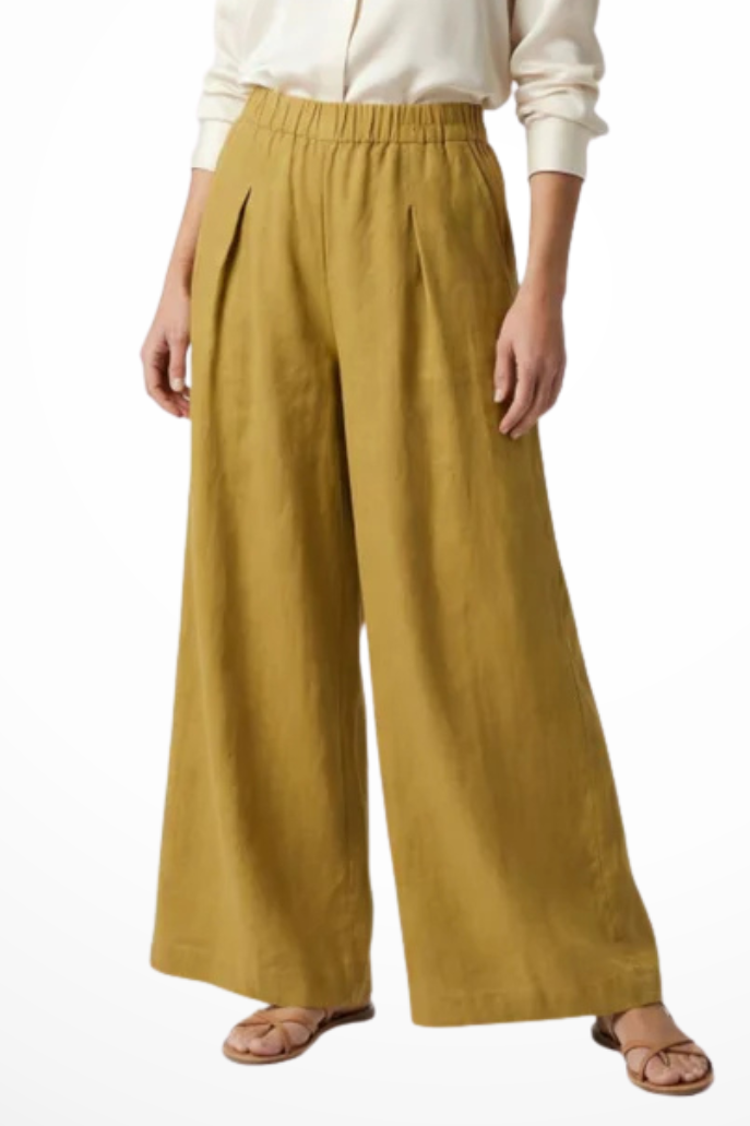 Pantaloni Cropped Plissettati da Donna