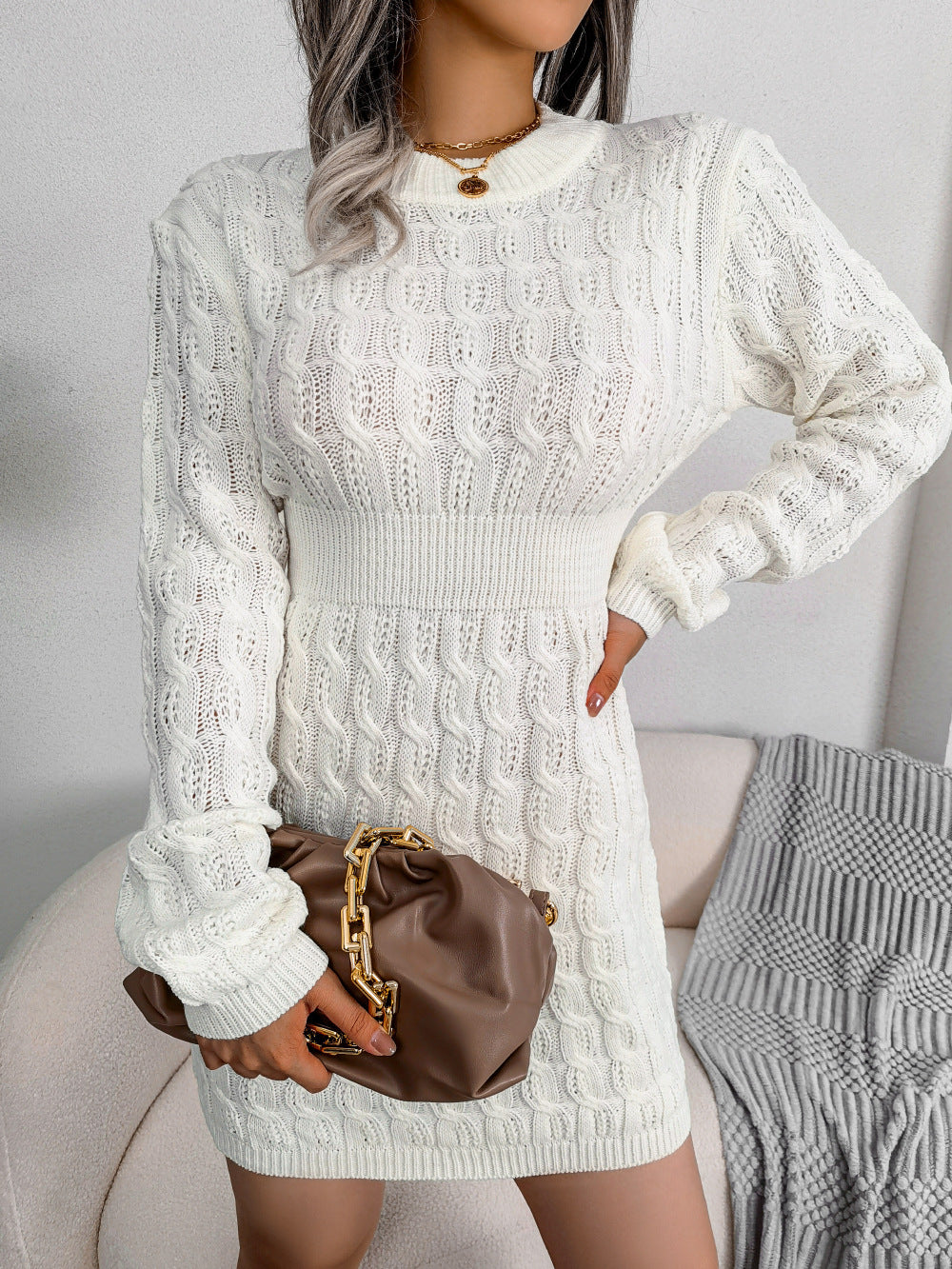 Greta - Abito pullover aderente ed elegante