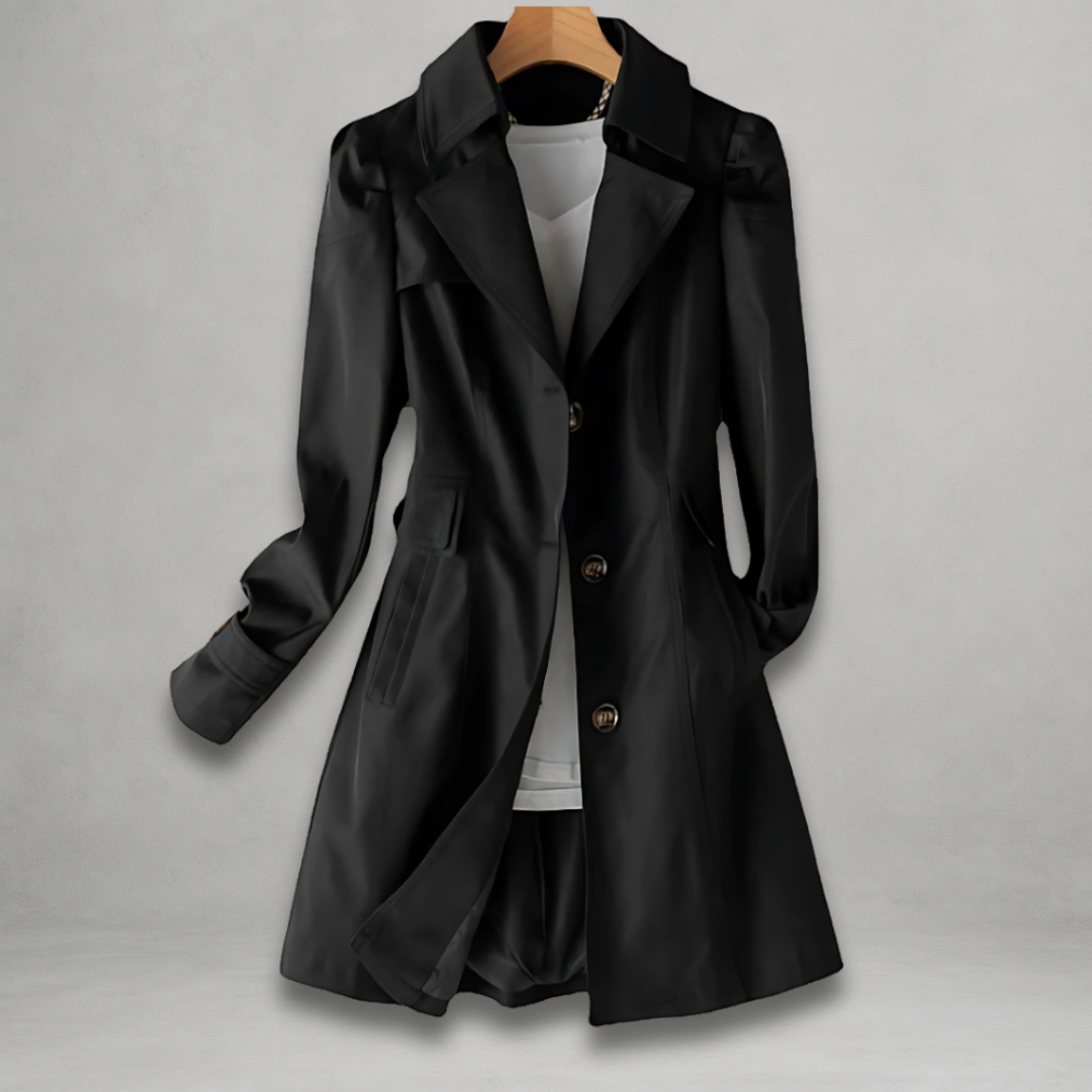 Gwyneth - Elegante trench casual e caldo