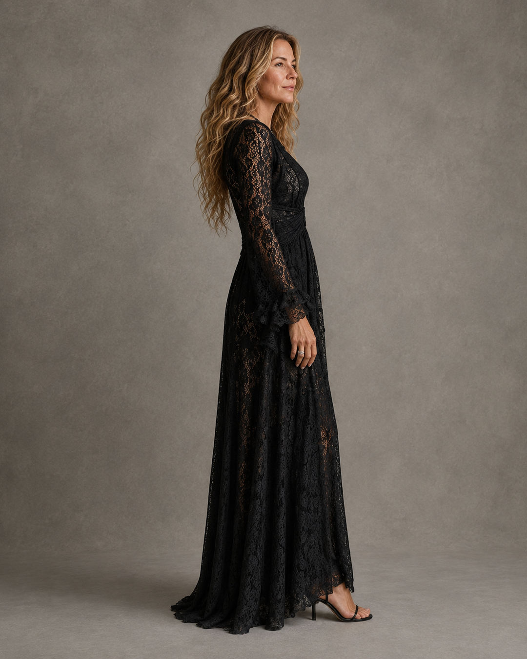 Abito Maxi Fluido Elegante da Donna