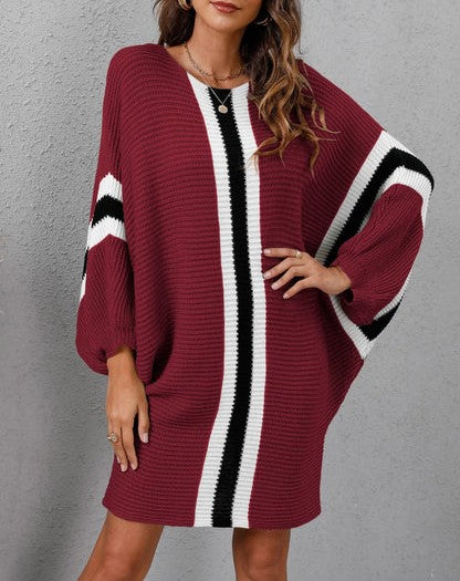 Celestine - Elegante abito maglione ampio a costine