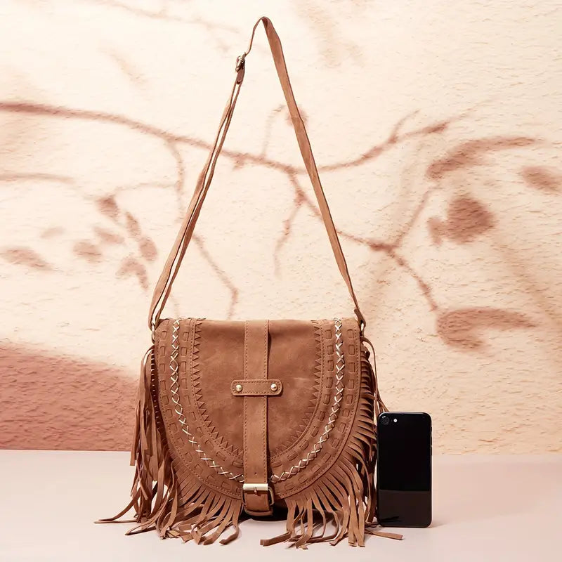 Annemarie -Borsa a tracolla con nappina