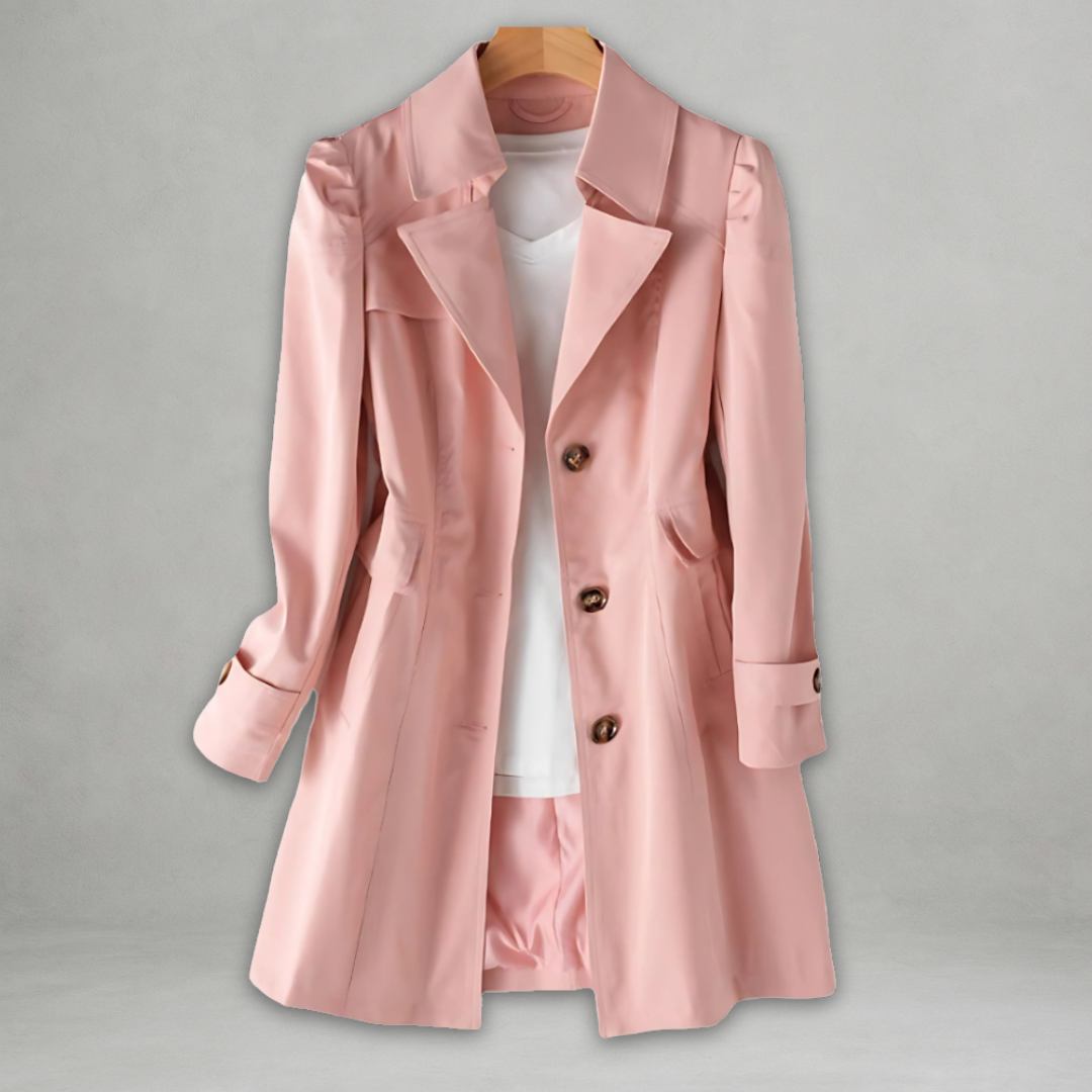 Gwyneth - Elegante trench casual e caldo