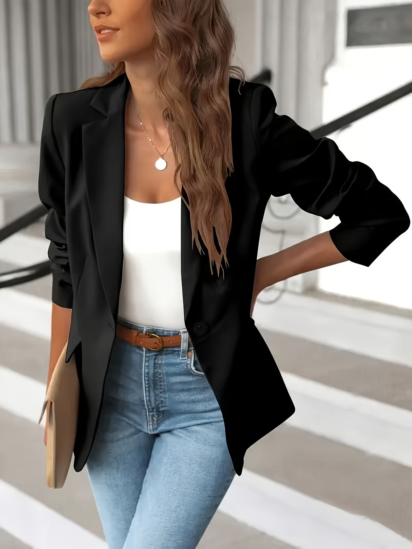 Lenora - Blazer Elegante e Versatile con Tasche Laterali