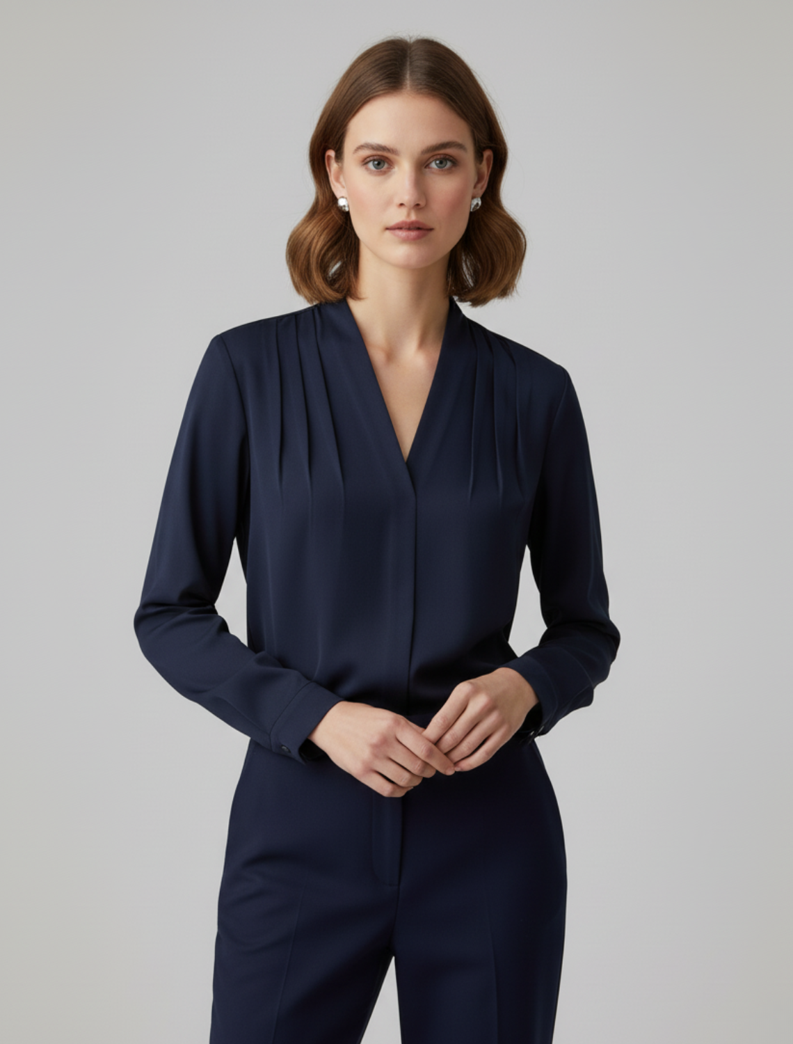 Blusa da Donna con Maniche a Sbuffo