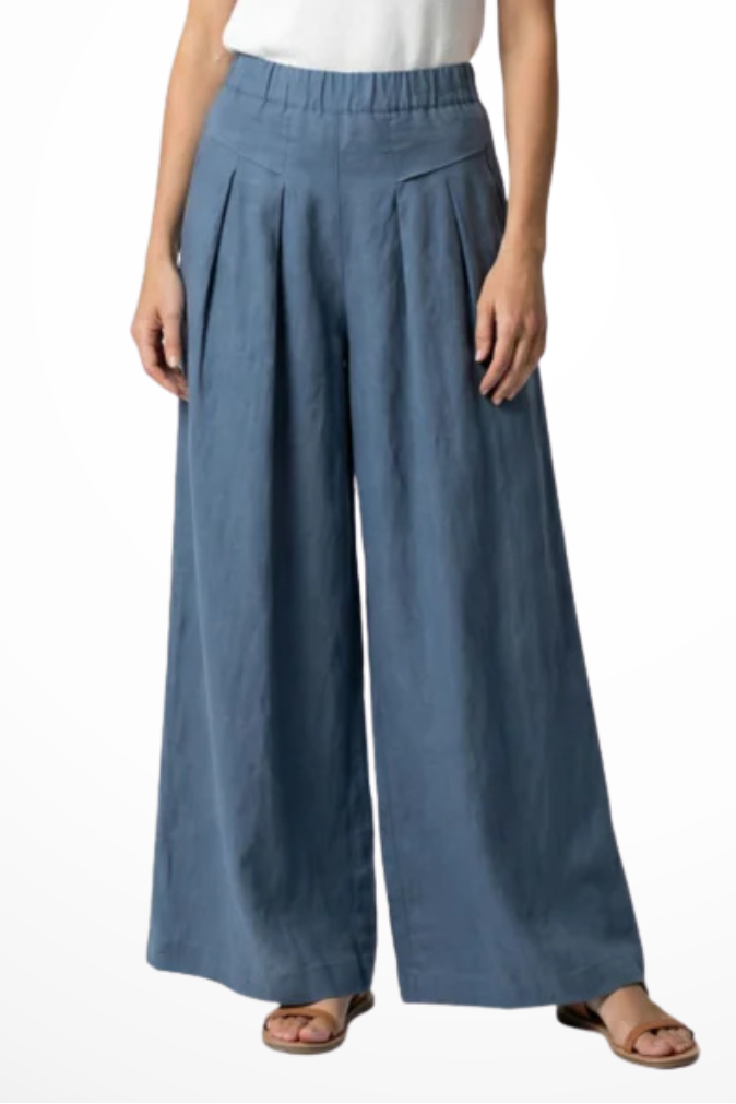Pantaloni Cropped Plissettati da Donna