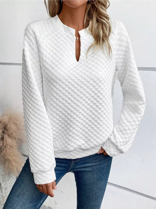 Adele - Elegante maglione caldo con scollo a V