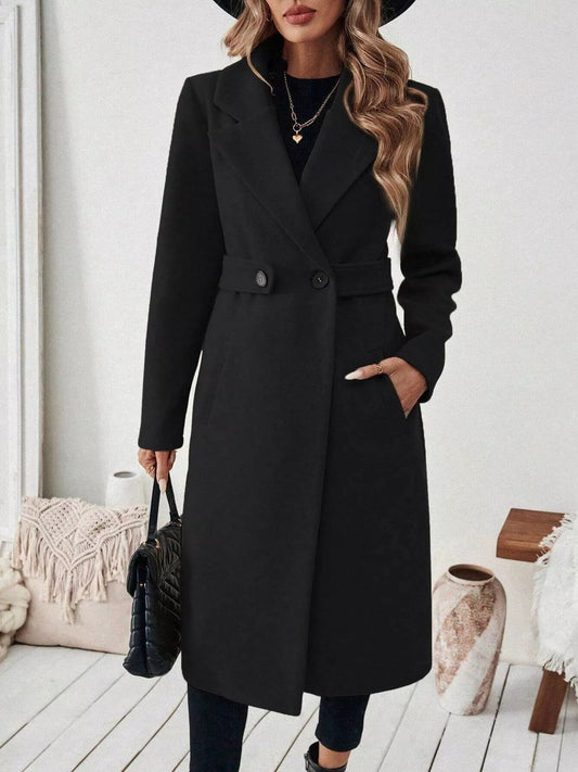 Taleah – Trench lungo elegante con un solo bottone