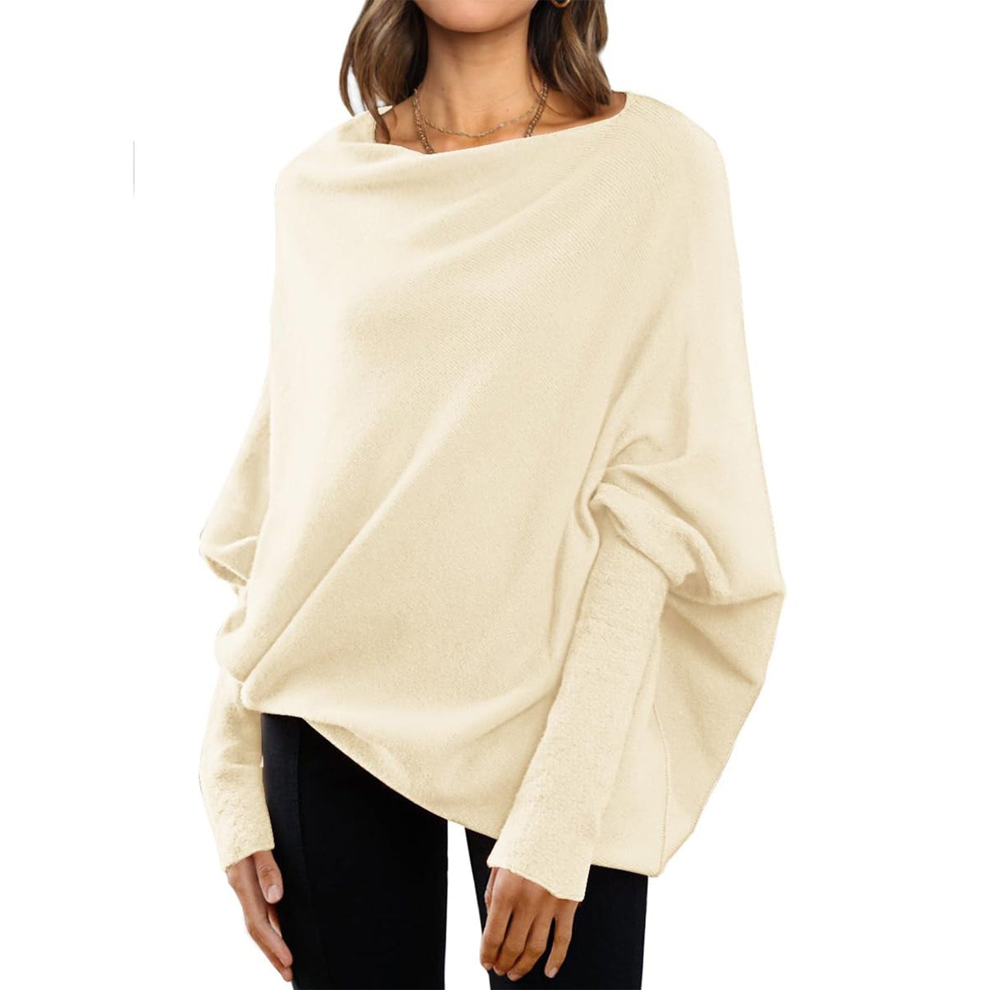 Faiza - Maglione caldo ampio e stiloso
