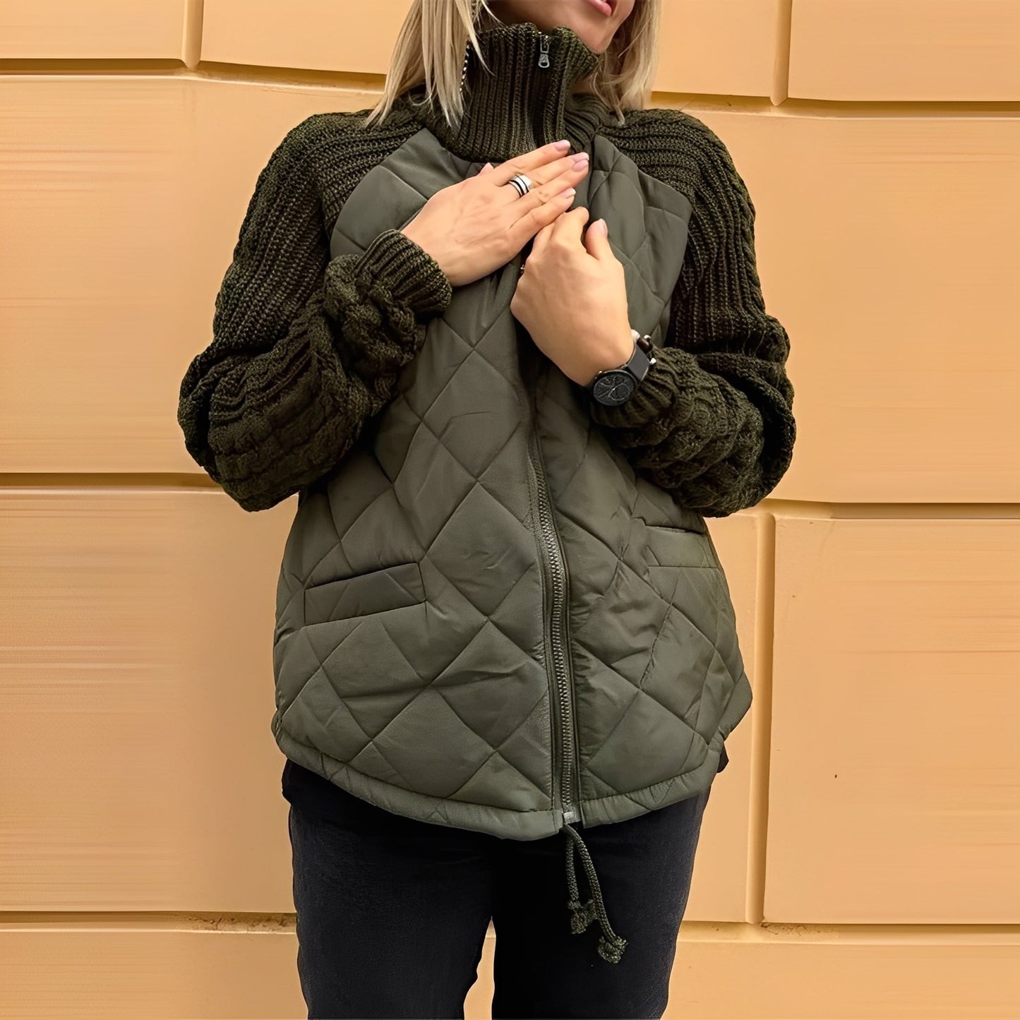 Yuna - Giacca Imbottita Calda e Stilosa con Tasche