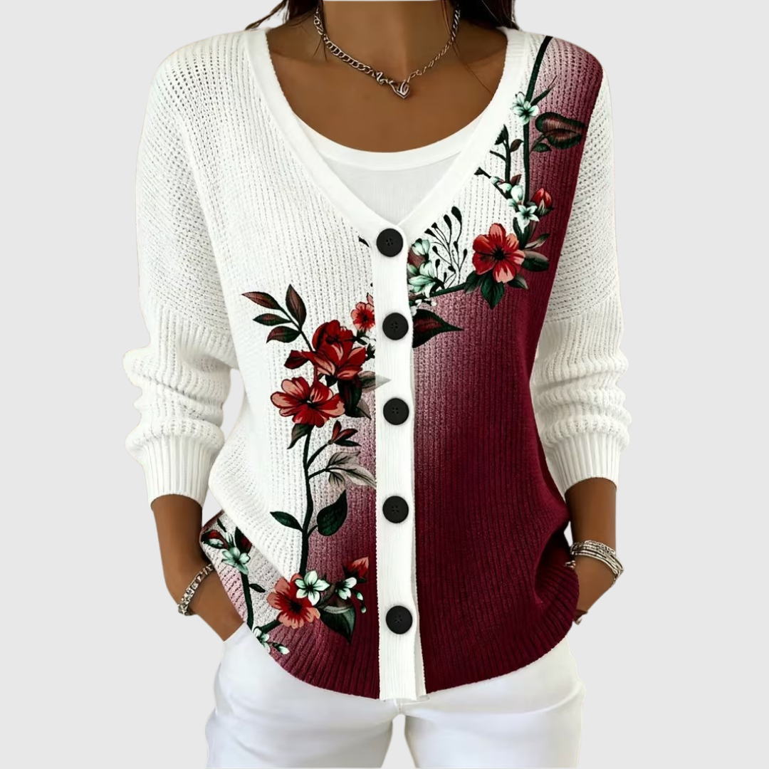 Cardigan Morbido in Maglia con Bottoni da Donna