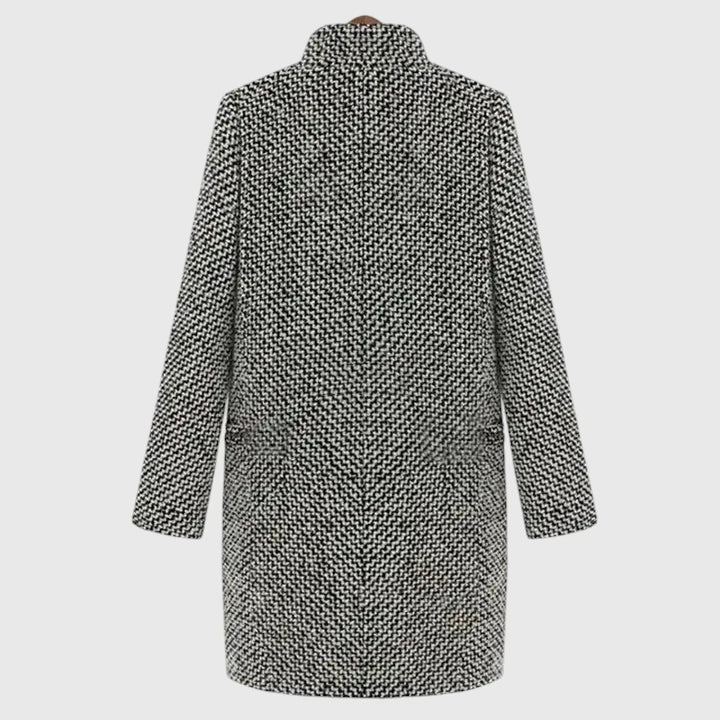 Cappotto Classico da Donna in Lana Pied-de-poule