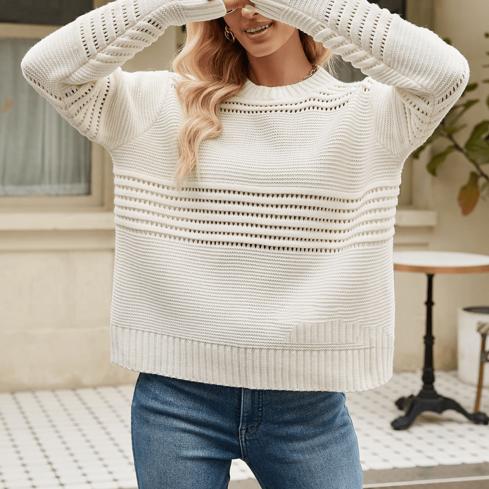 Sherelene - Maglione chic a coste
