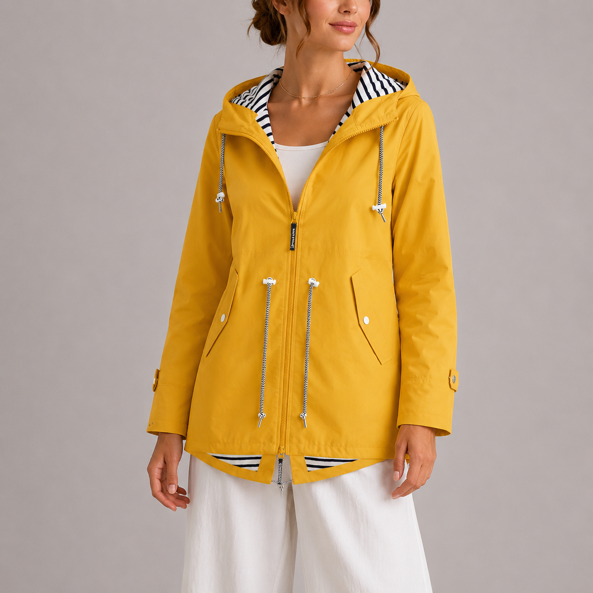 Giacca Leggera Impermeabile Casual da Donna