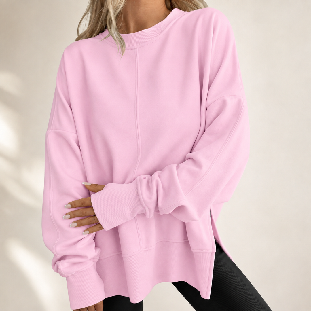 Maglia da Donna a Maniche Lunghe con Scollo Girocollo
