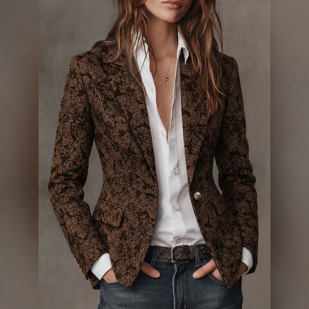 Blazer Sartoriale Strutturato Elegante da Donna